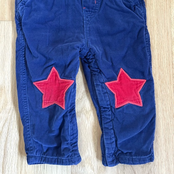 BABY BODEN starboard navy corduroy star knee patch overalls size 18-24 month - Picture 4 of 10